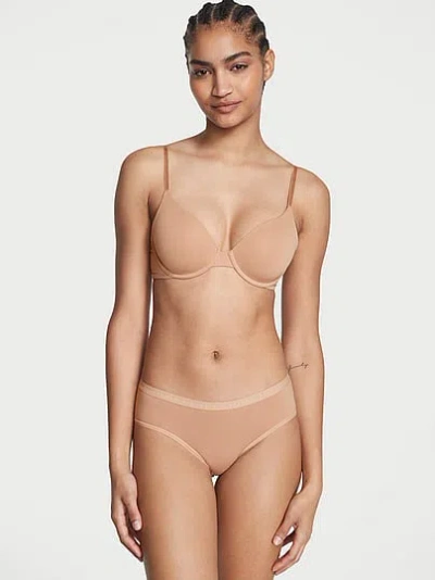 Victoria's Secret Stretch Cotton Hiphugger Panty In Pink