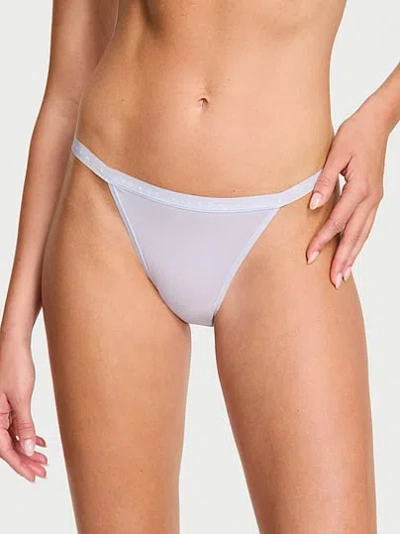 Victoria's Secret Stretch Cotton String Bikini Panty In White