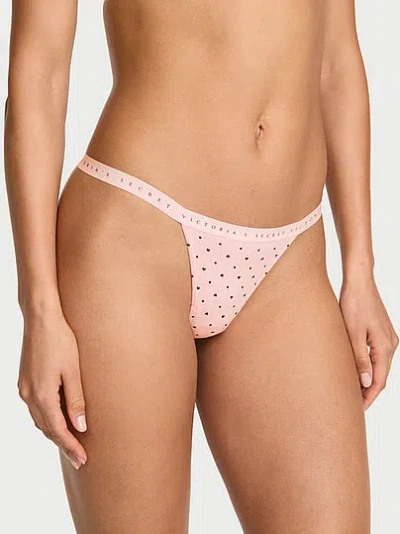 Victoria's Secret Stretch Cotton V-string Panty In Multi