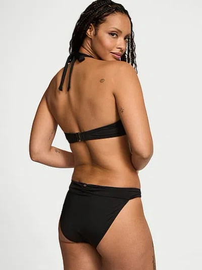 Victoria's Secret Swim Essential Harlow Bikini Bottom In Black