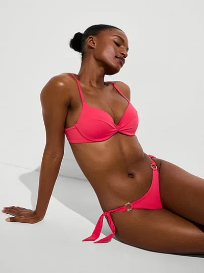 Victoria's Secret Swim Essential Twist Push-up Bikini Top In Pink