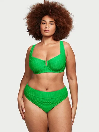 Victoria's Secret Swim Mix & Match Full Coverage Bikini Top In Green