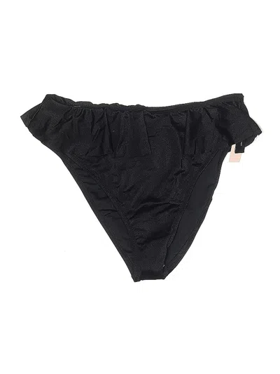 Pre-owned Victoria's Secret Swimsuit Bottoms In Black