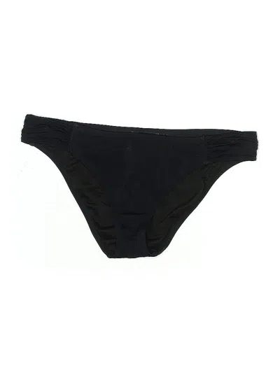 Pre-owned Victoria's Secret Swimsuit Bottoms In Black