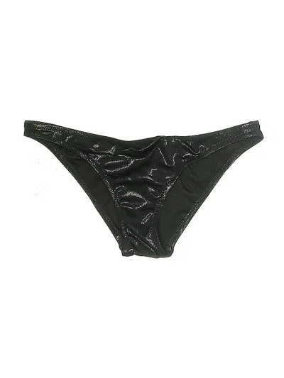 Pre-owned Victoria's Secret Swimsuit Bottoms In Black
