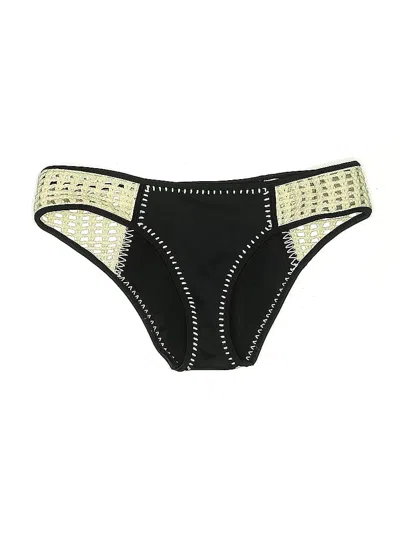 Pre-owned Victoria's Secret Swimsuit Bottoms In Black