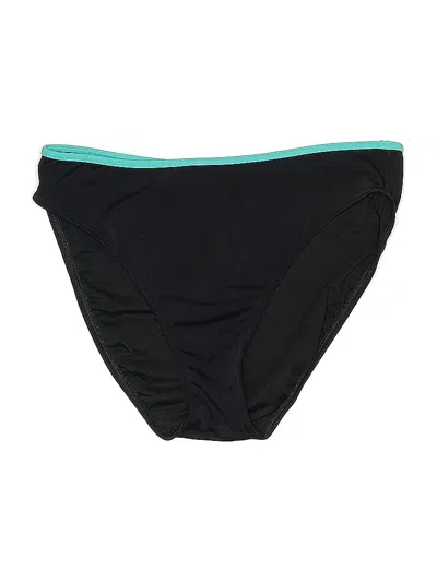 Pre-owned Victoria's Secret Swimsuit Bottoms In Black