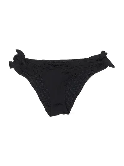 Pre-owned Victoria's Secret Swimsuit Bottoms In Black