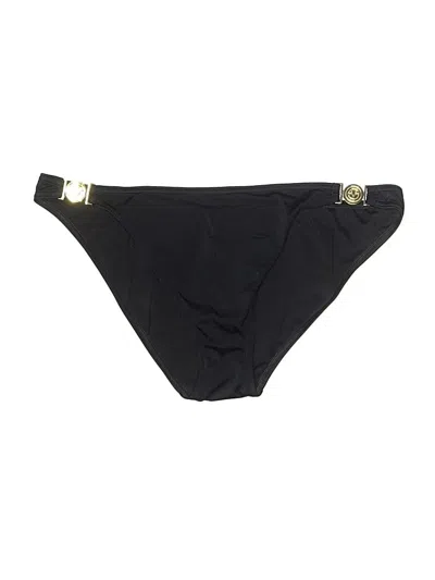 Pre-owned Victoria's Secret Swimsuit Bottoms In Black