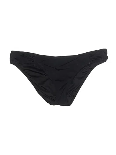 Pre-owned Victoria's Secret Swimsuit Bottoms In Black