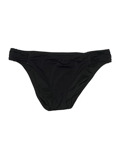 Pre-owned Victoria's Secret Swimsuit Bottoms In Black