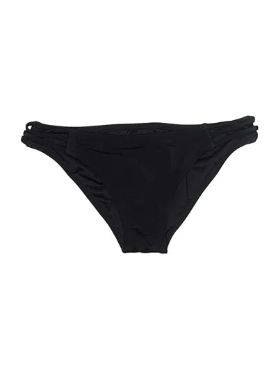 Pre-owned Victoria's Secret Swimsuit Bottoms In Black