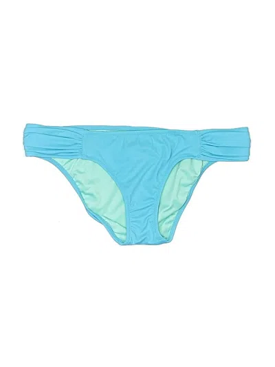 Pre-owned Victoria's Secret Swimsuit Bottoms In Blue