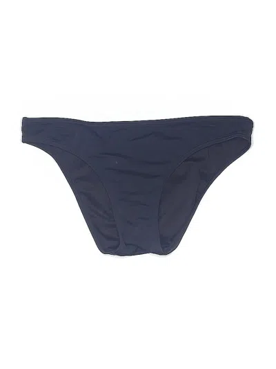 Pre-owned Victoria's Secret Swimsuit Bottoms In Blue