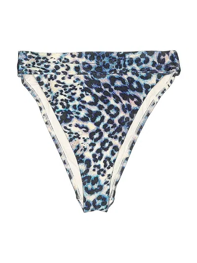 Pre-owned Victoria's Secret Swimsuit Bottoms In Blue