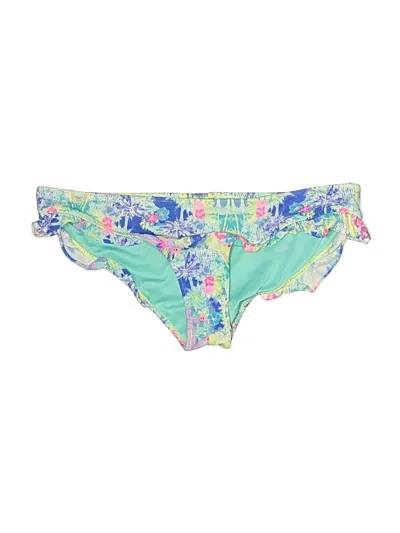 Pre-owned Victoria's Secret Swimsuit Bottoms In Blue