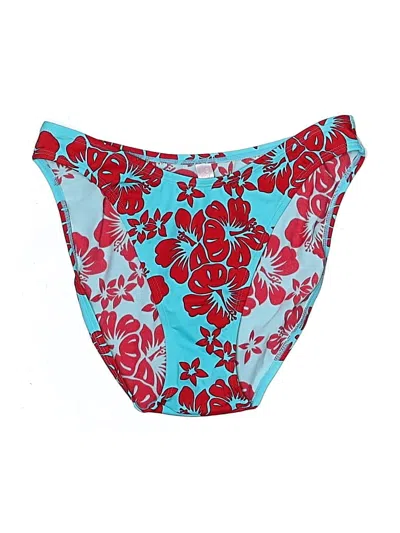 Pre-owned Victoria's Secret Swimsuit Bottoms In Blue