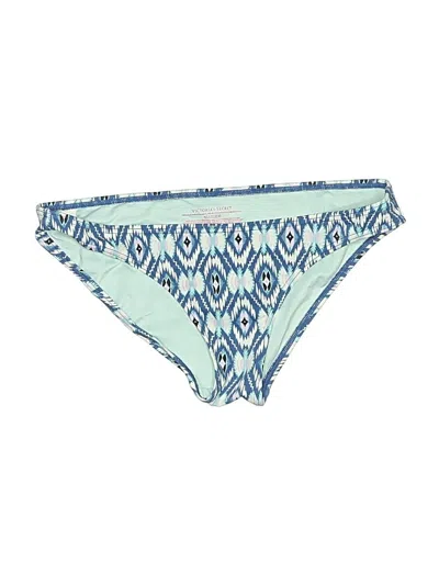 Pre-owned Victoria's Secret Swimsuit Bottoms In Blue