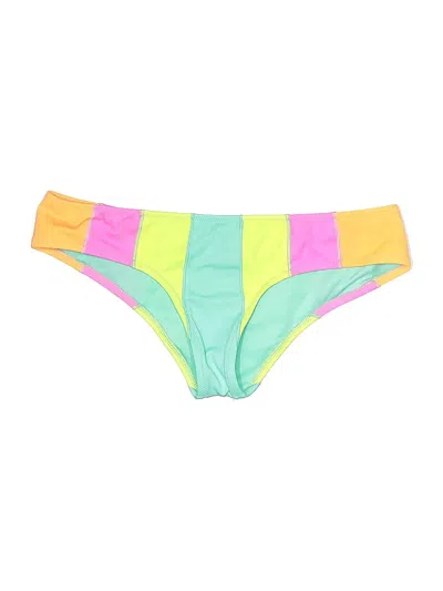 Pre-owned Victoria's Secret Swimsuit Bottoms In Green