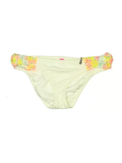 Pre-owned Victoria's Secret Swimsuit Bottoms In Green