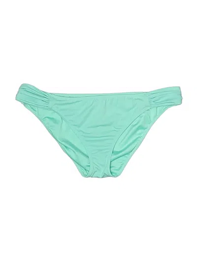 Pre-owned Victoria's Secret Swimsuit Bottoms In Green