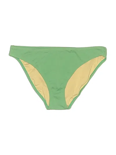 Pre-owned Victoria's Secret Swimsuit Bottoms In Green