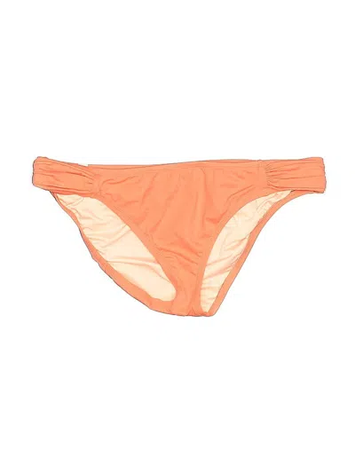 Pre-owned Victoria's Secret Swimsuit Bottoms In Orange