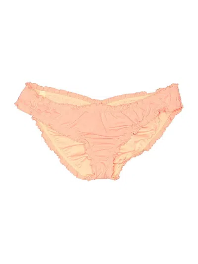 Pre-owned Victoria's Secret Swimsuit Bottoms In Orange