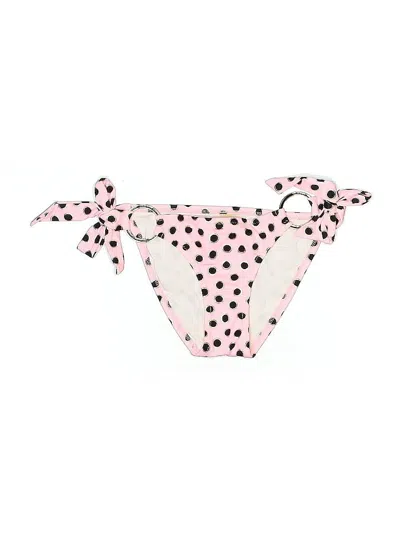 Pre-owned Victoria's Secret Swimsuit Bottoms In Pink