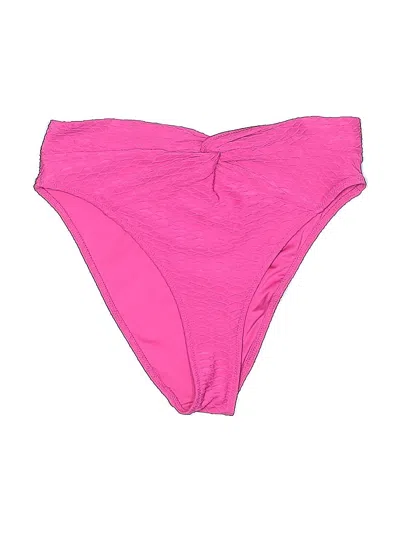 Pre-owned Victoria's Secret Swimsuit Bottoms In Pink