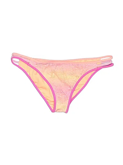 Pre-owned Victoria's Secret Swimsuit Bottoms In Pink