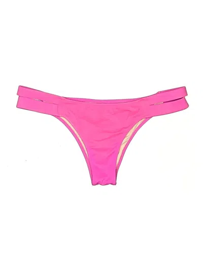 Pre-owned Victoria's Secret Swimsuit Bottoms In Pink