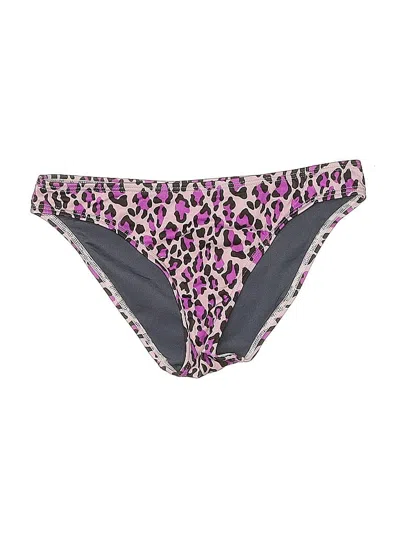 Pre-owned Victoria's Secret Swimsuit Bottoms In Purple