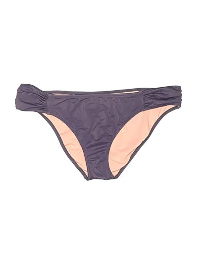 Pre-owned Victoria's Secret Swimsuit Bottoms In Purple