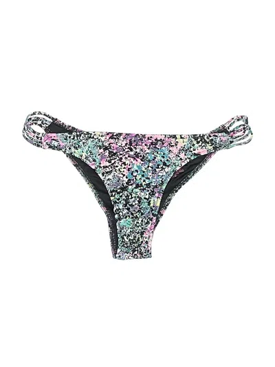 Pre-owned Victoria's Secret Swimsuit Bottoms In Purple