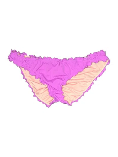 Pre-owned Victoria's Secret Swimsuit Bottoms In Purple