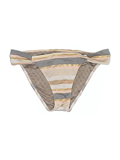 Pre-owned Victoria's Secret Swimsuit Bottoms In Tan
