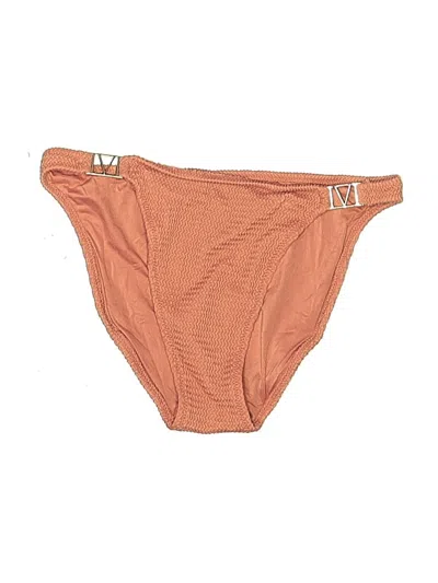Pre-owned Victoria's Secret Swimsuit Bottoms In Tan