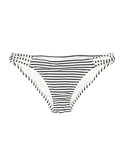 Pre-owned Victoria's Secret Swimsuit Bottoms In White
