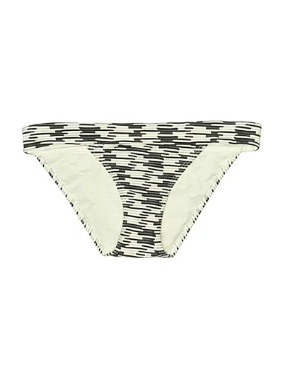 Pre-owned Victoria's Secret Swimsuit Bottoms In White