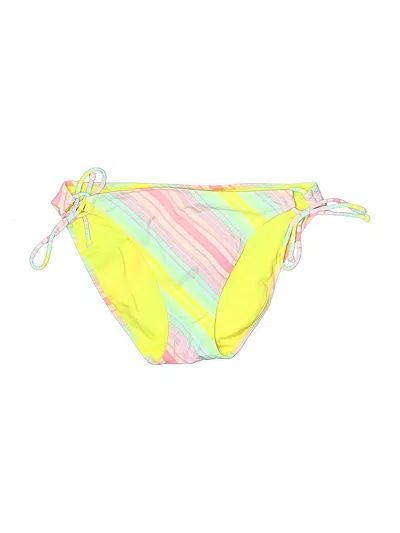 Pre-owned Victoria's Secret Swimsuit Bottoms In Yellow