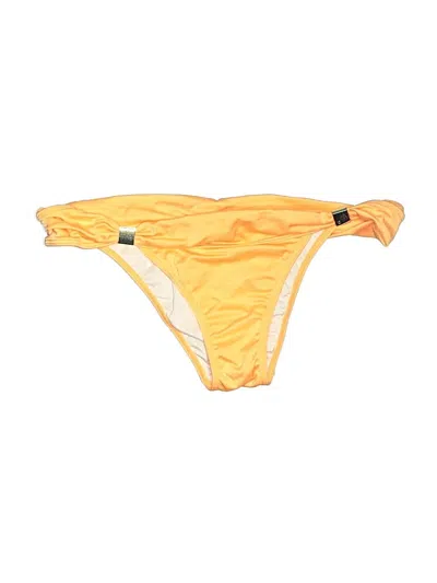 Pre-owned Victoria's Secret Swimsuit Bottoms In Yellow