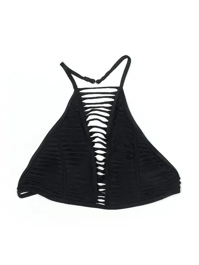 Pre-owned Victoria's Secret Swimsuit Top Black Swimwear