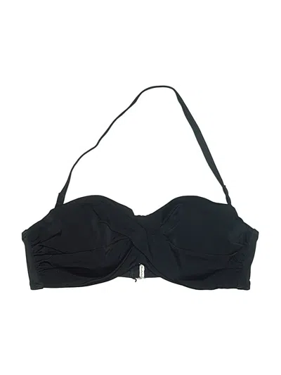Pre-owned Victoria's Secret Swimsuit Top Black Swimwear