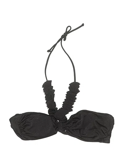 Pre-owned Victoria's Secret Swimsuit Top Black Swimwear