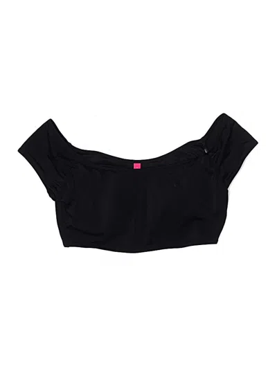 Pre-owned Victoria's Secret Swimsuit Top Black Swimwear