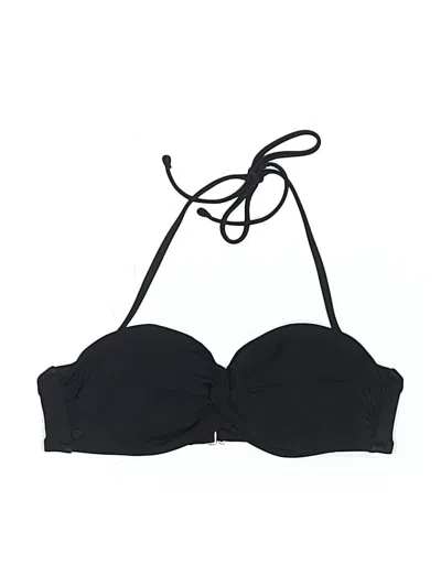 Pre-owned Victoria's Secret Swimsuit Top Black Swimwear