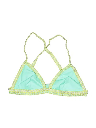 Pre-owned Victoria's Secret Swimsuit Top Green Swimwear