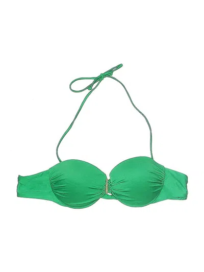 Pre-owned Victoria's Secret Swimsuit Top Green Swimwear