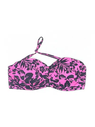 Pre-owned Victoria's Secret Swimsuit Top Pink Print Pattern Swimwear